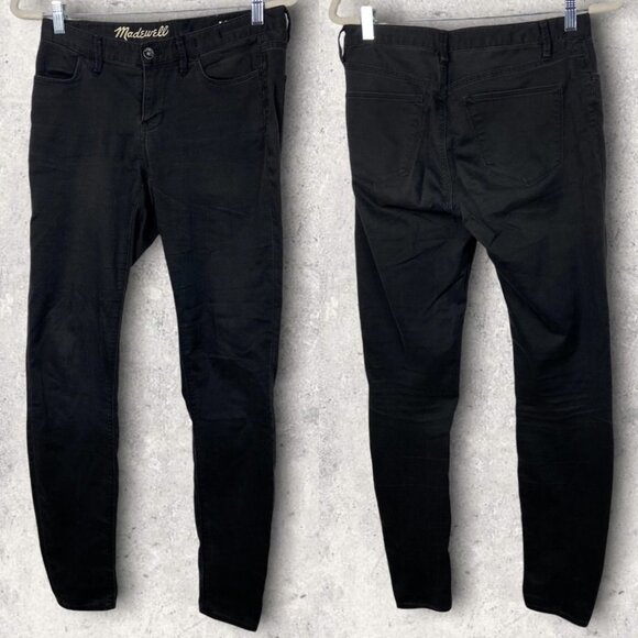 Madewell High Rise Legging Jeans Black Size 27 Stretch Denim Pants Skinny Jean - Picture 7 of 10